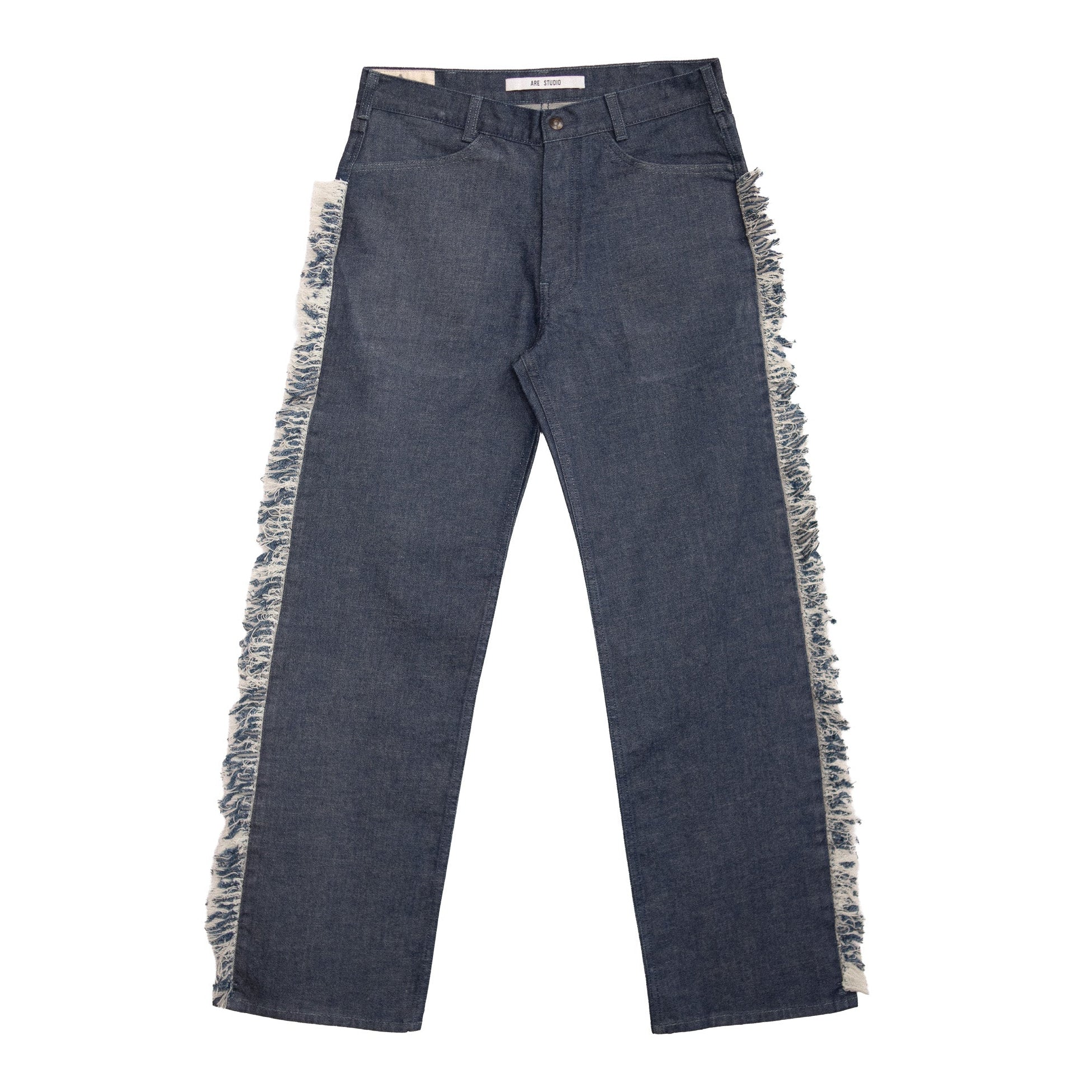 LM x AS - raw denim, denim tassel
