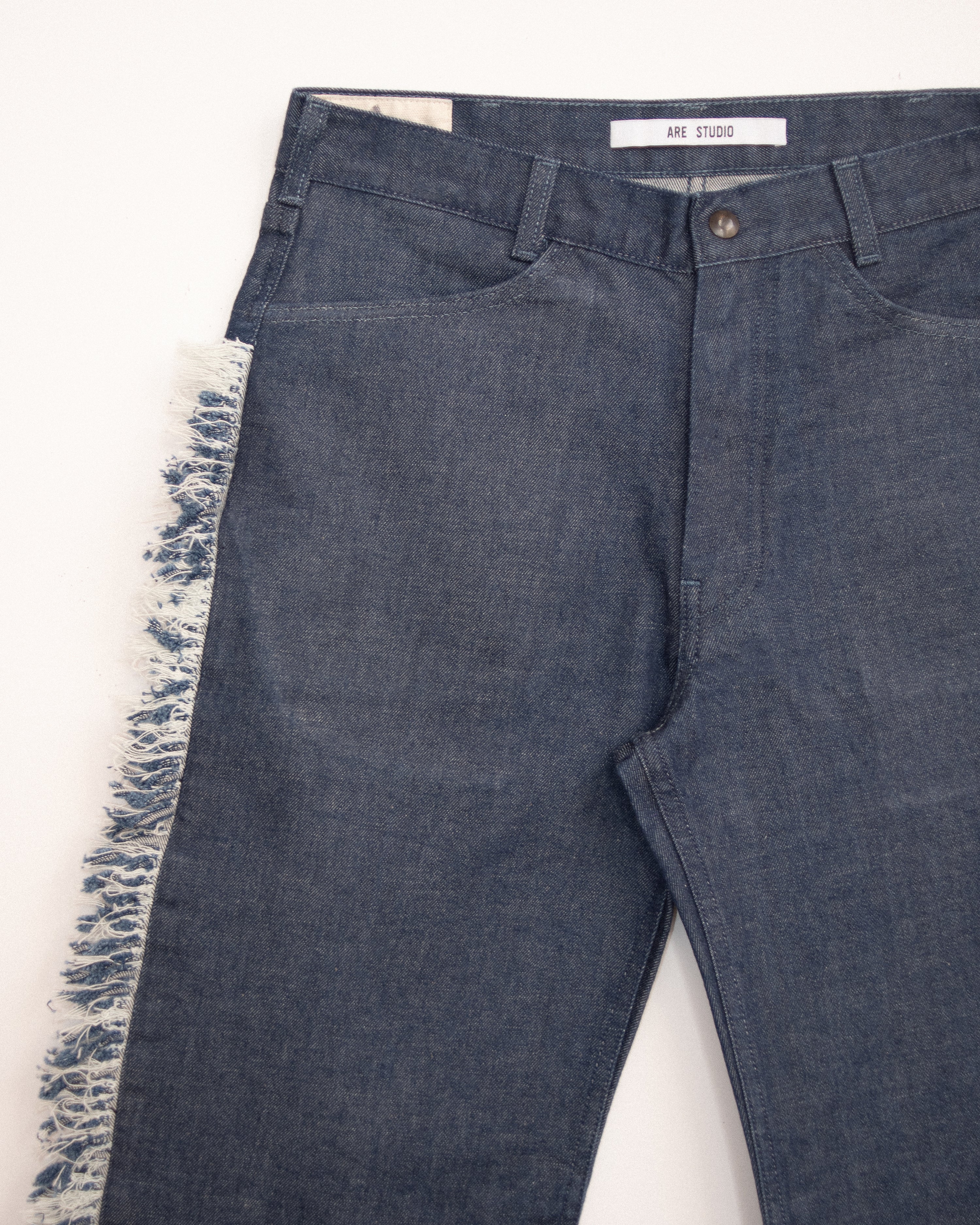 LM x AS - raw denim, denim tassel