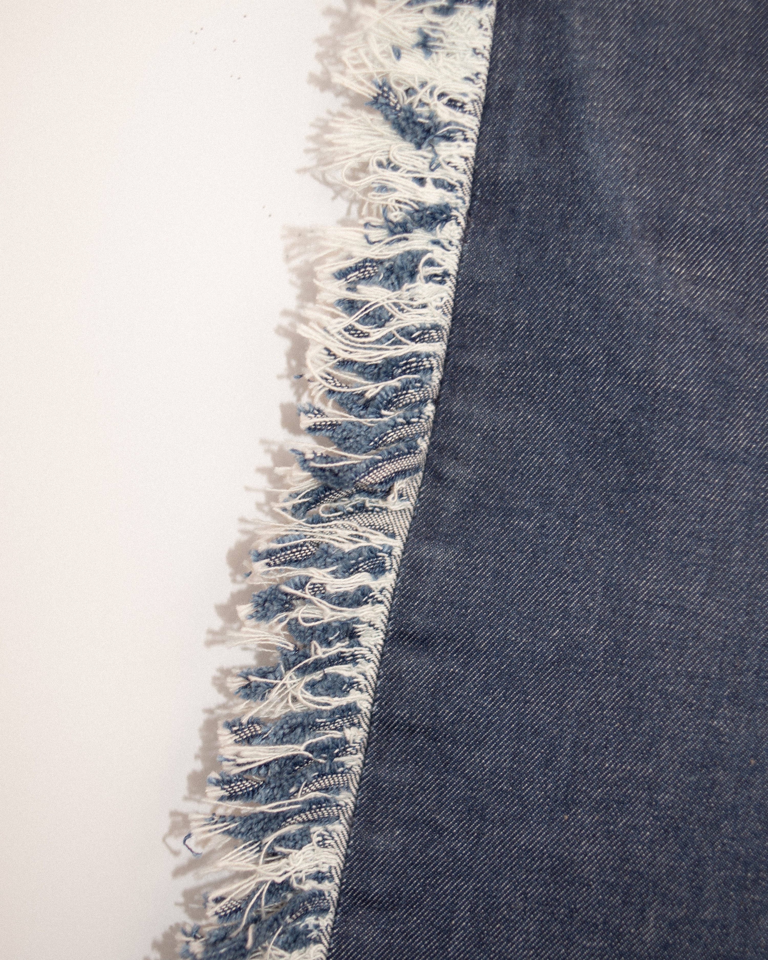 LM x AS - raw denim, denim tassel