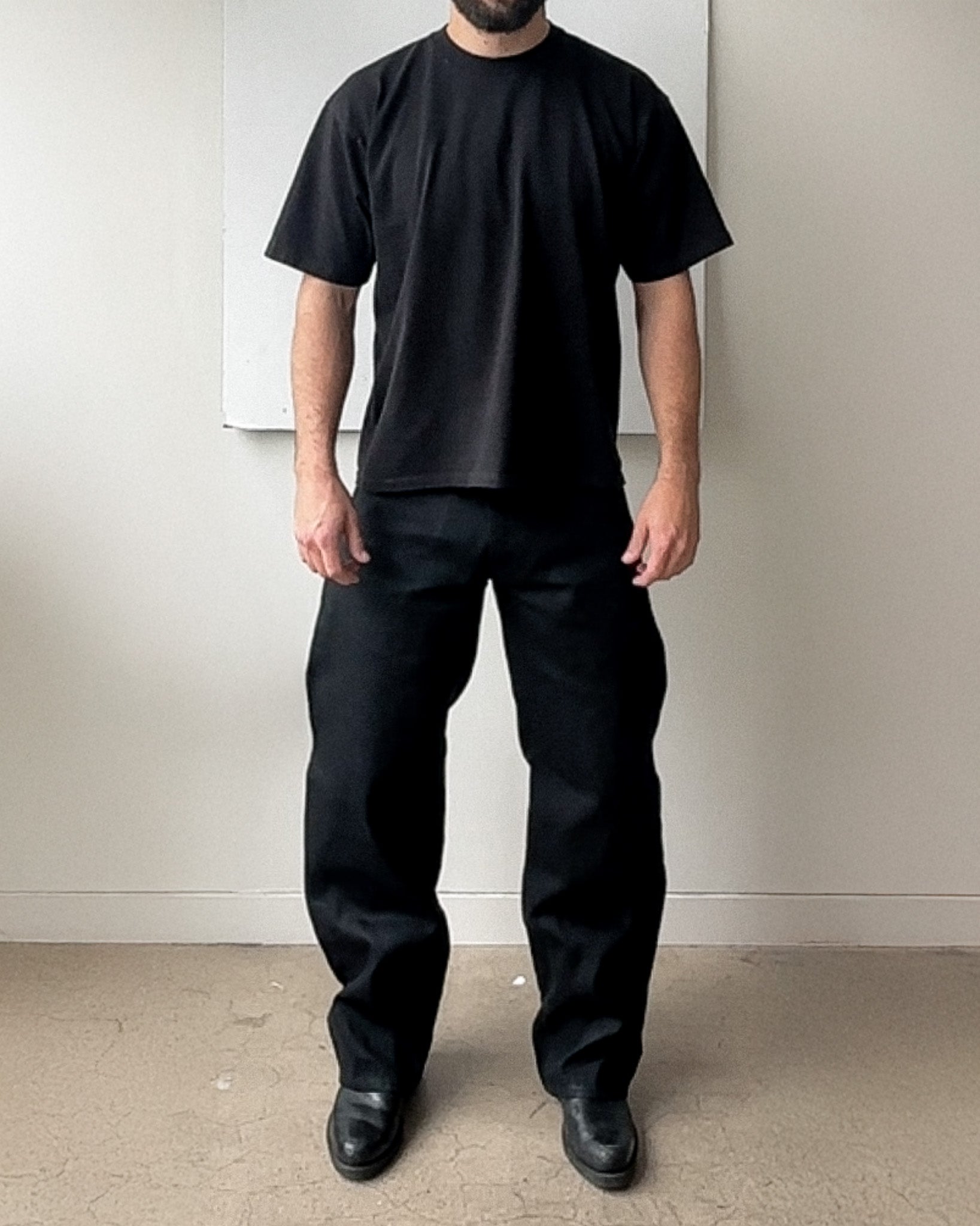 swoop jeans - black denim